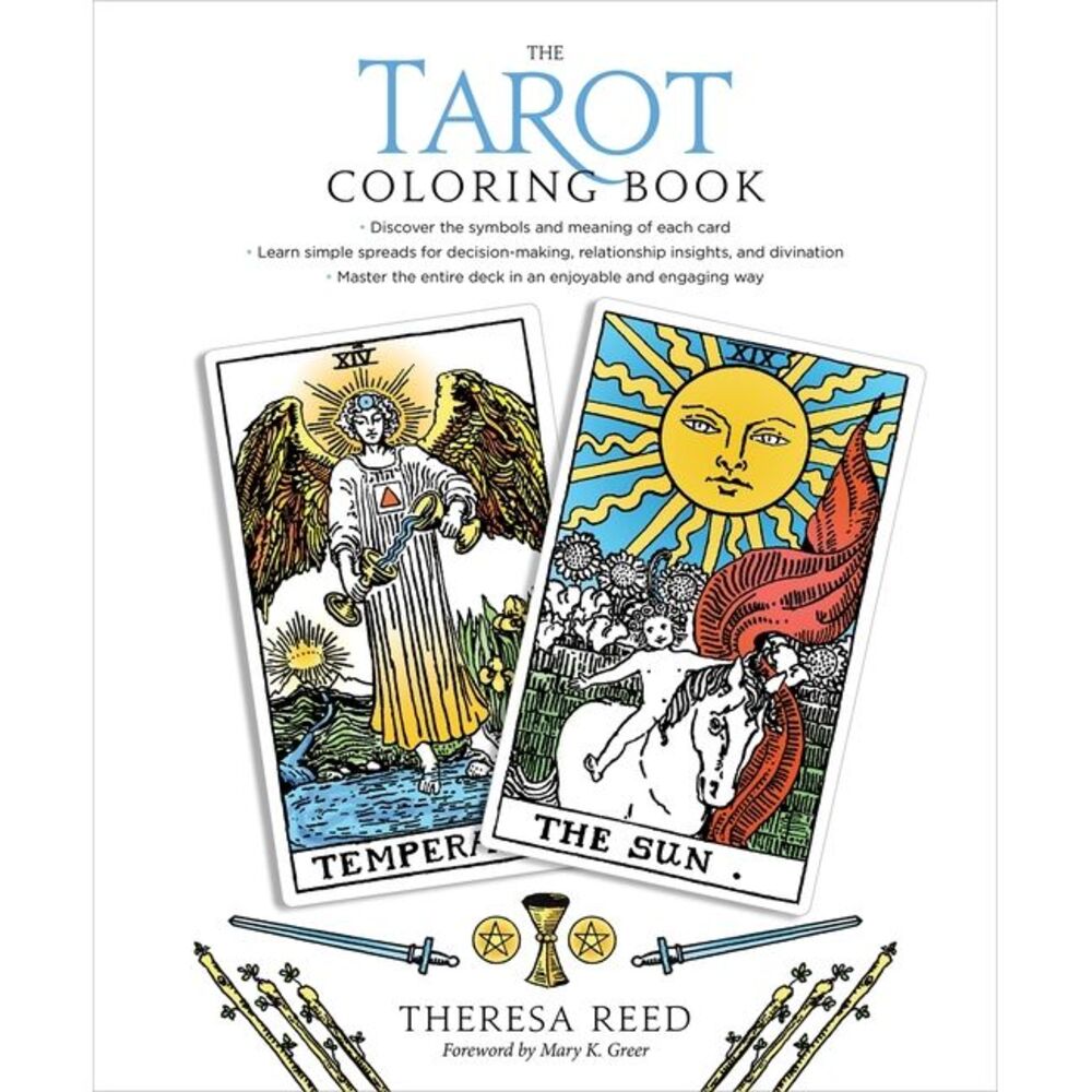 The Tarot Coloring Book -- Theresa Reed